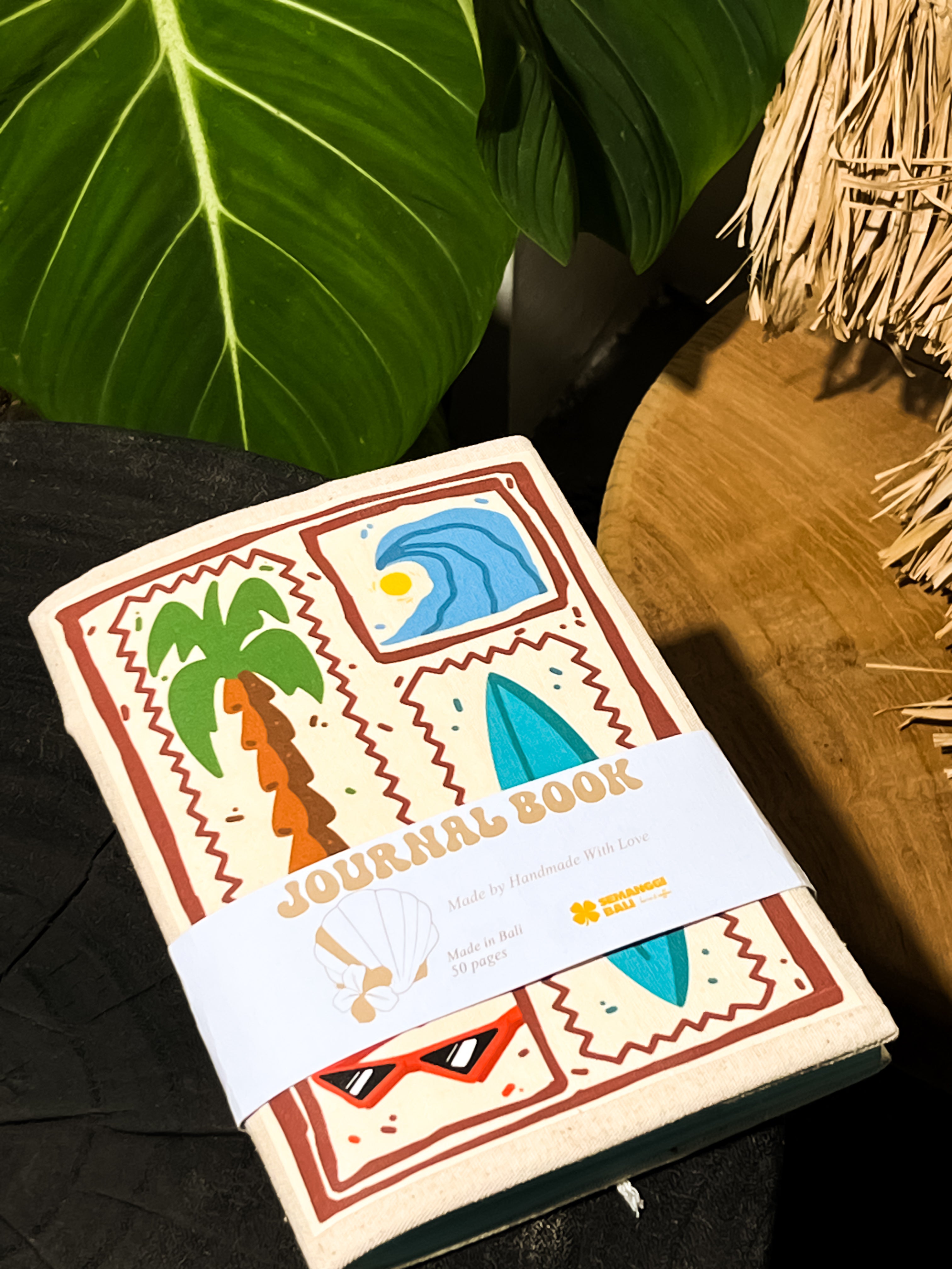 Handmade Tropical Journal Book