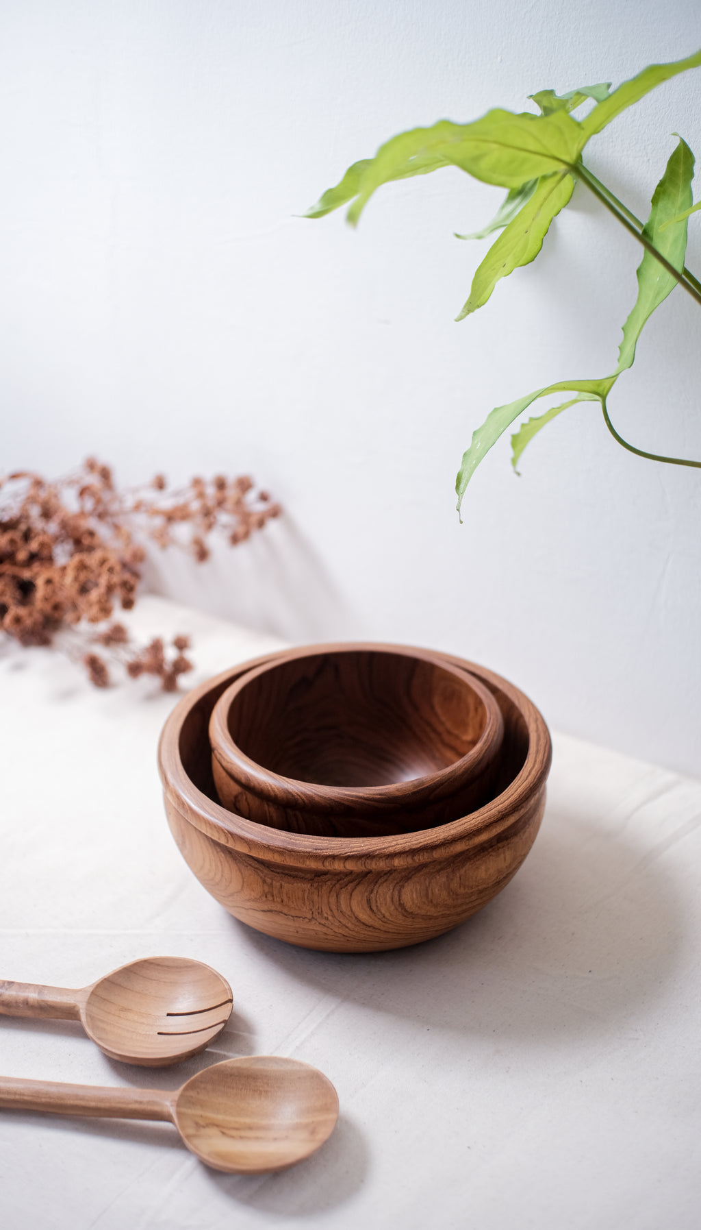 Pinggan Wooden Teak Bowl