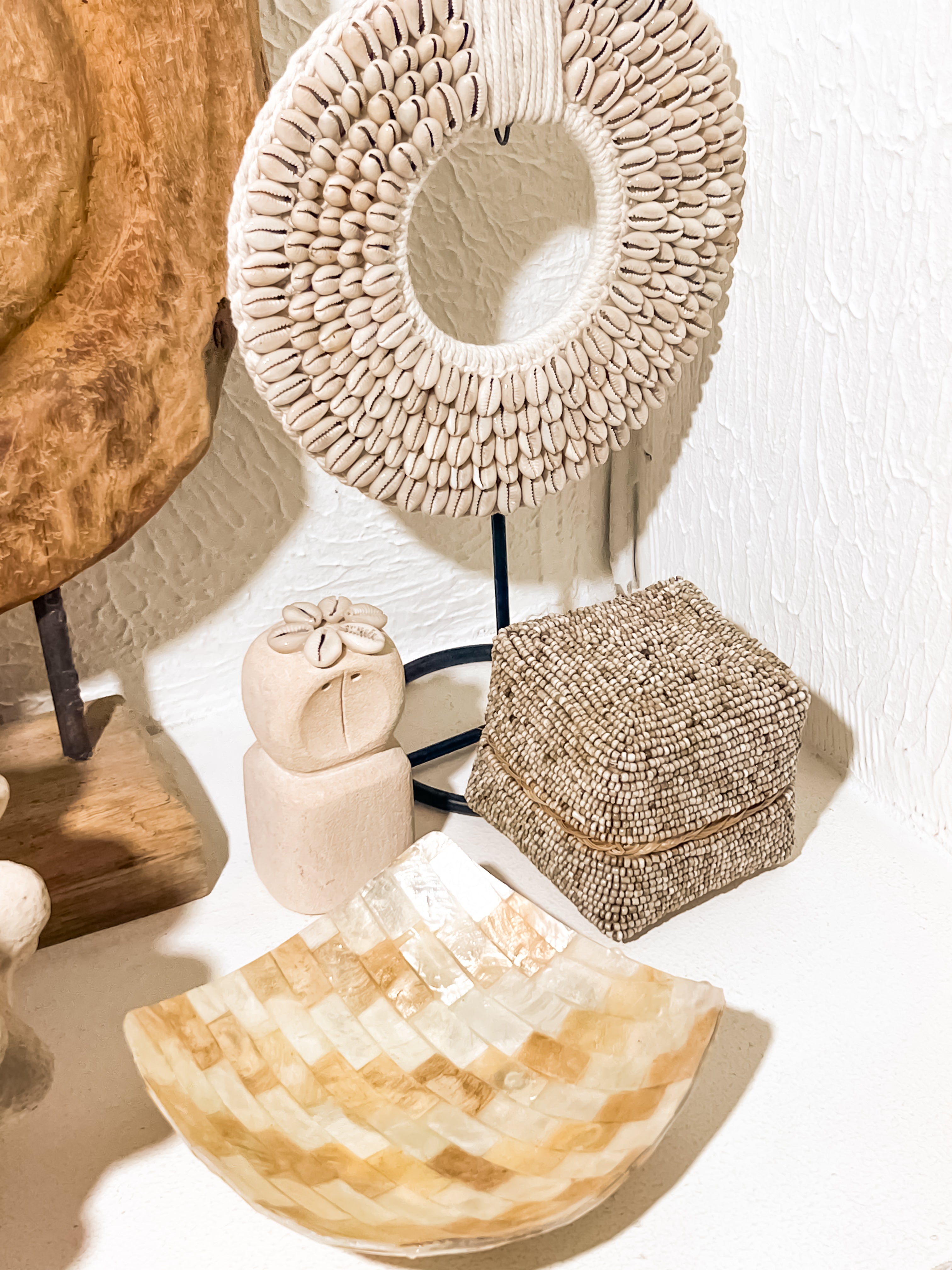 Medium Square Shells Decorative Bowl