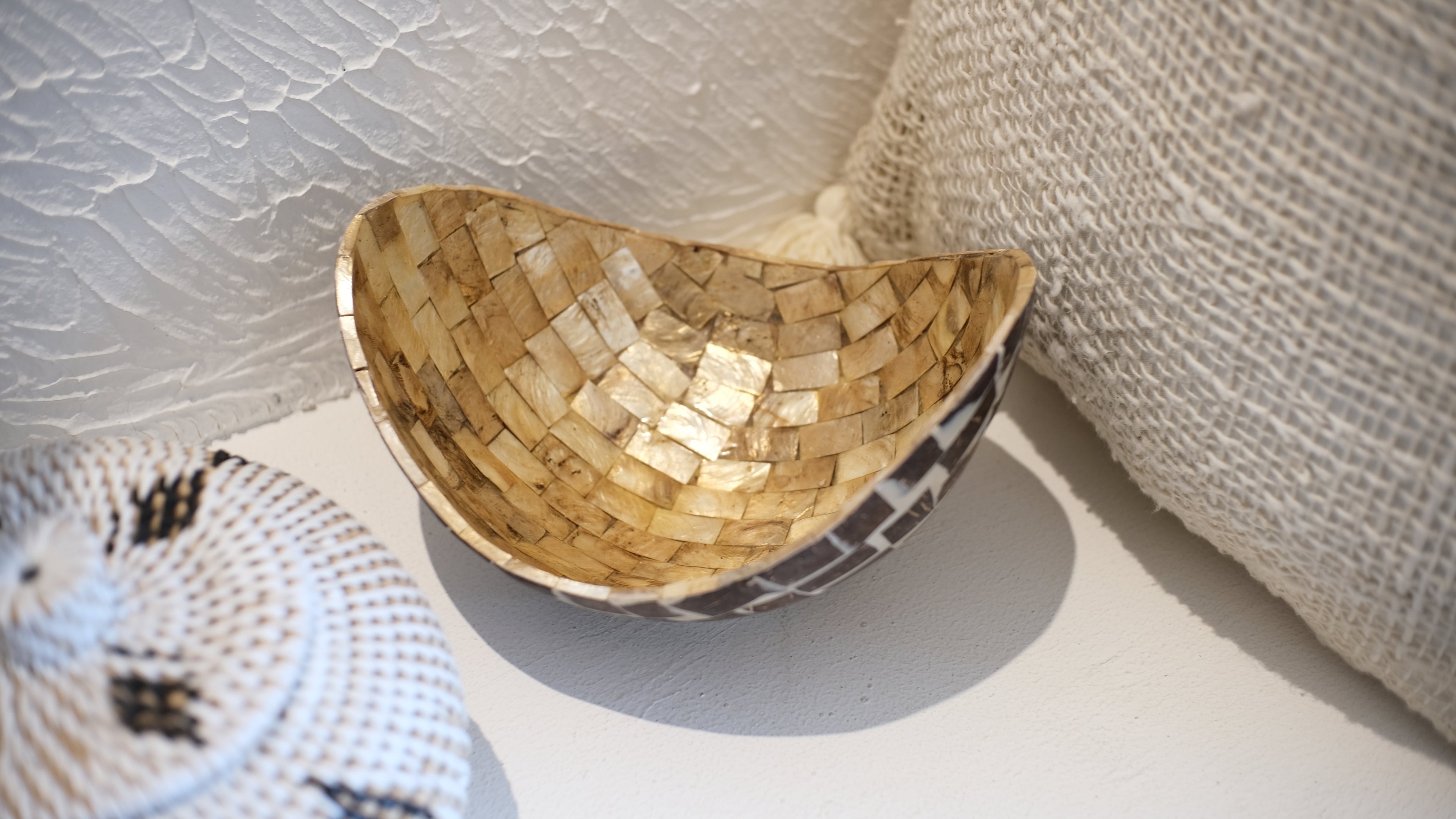 Oval Shells Fruits Basket Bowl
