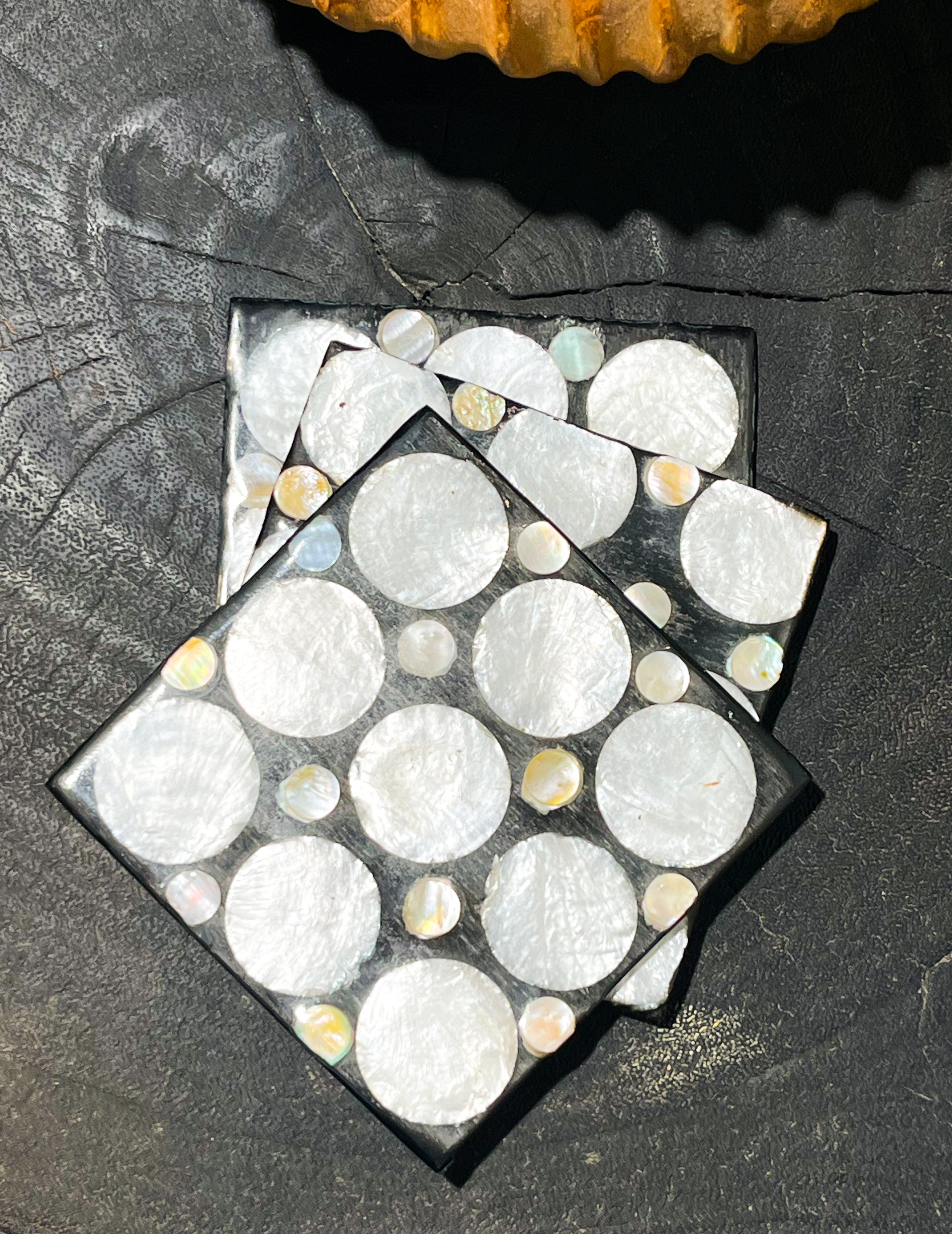 Black Square Coaster