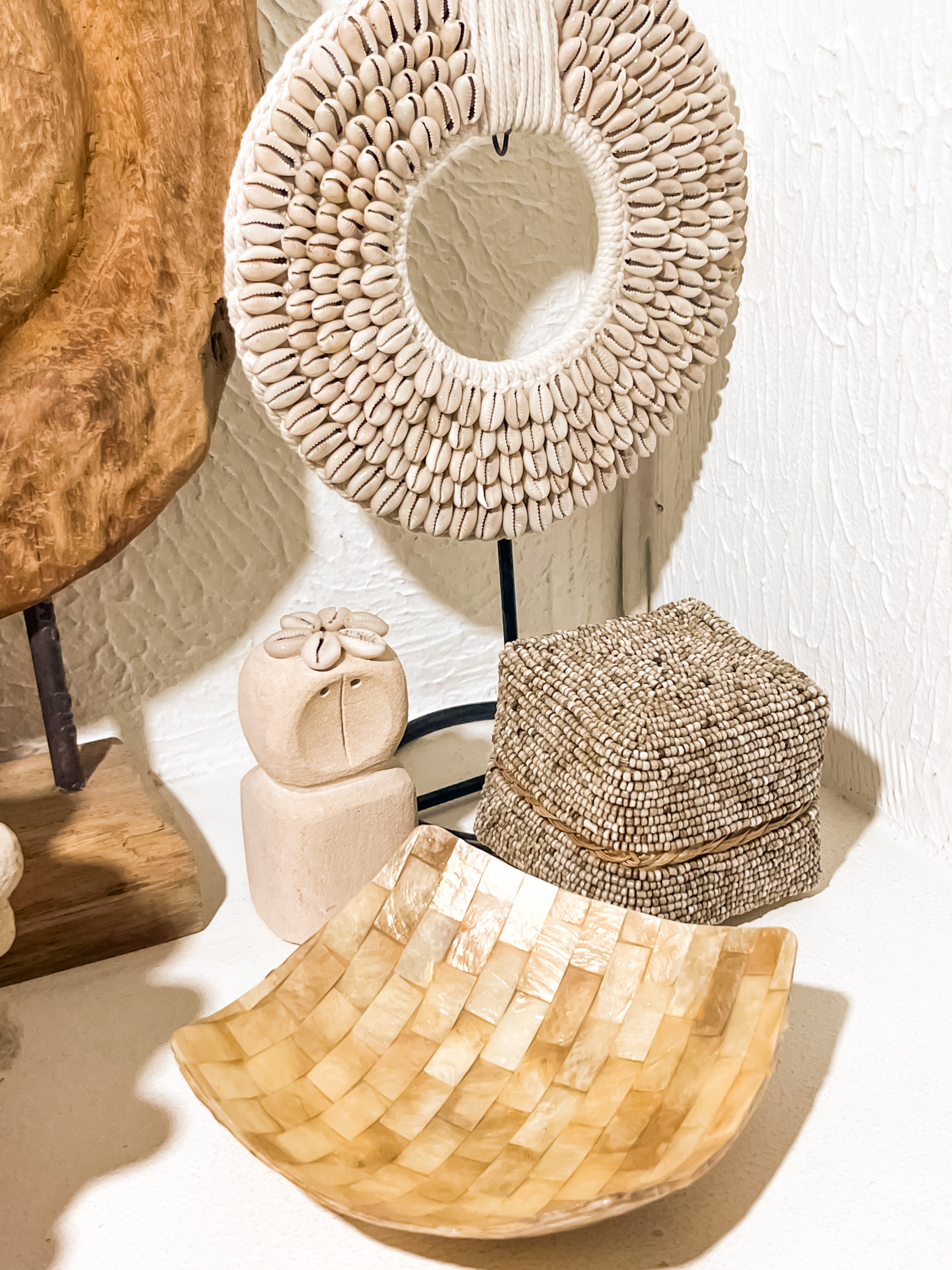 Medium Square Shells Decorative Bowl