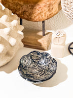 Beige Flower Decorative Bowl