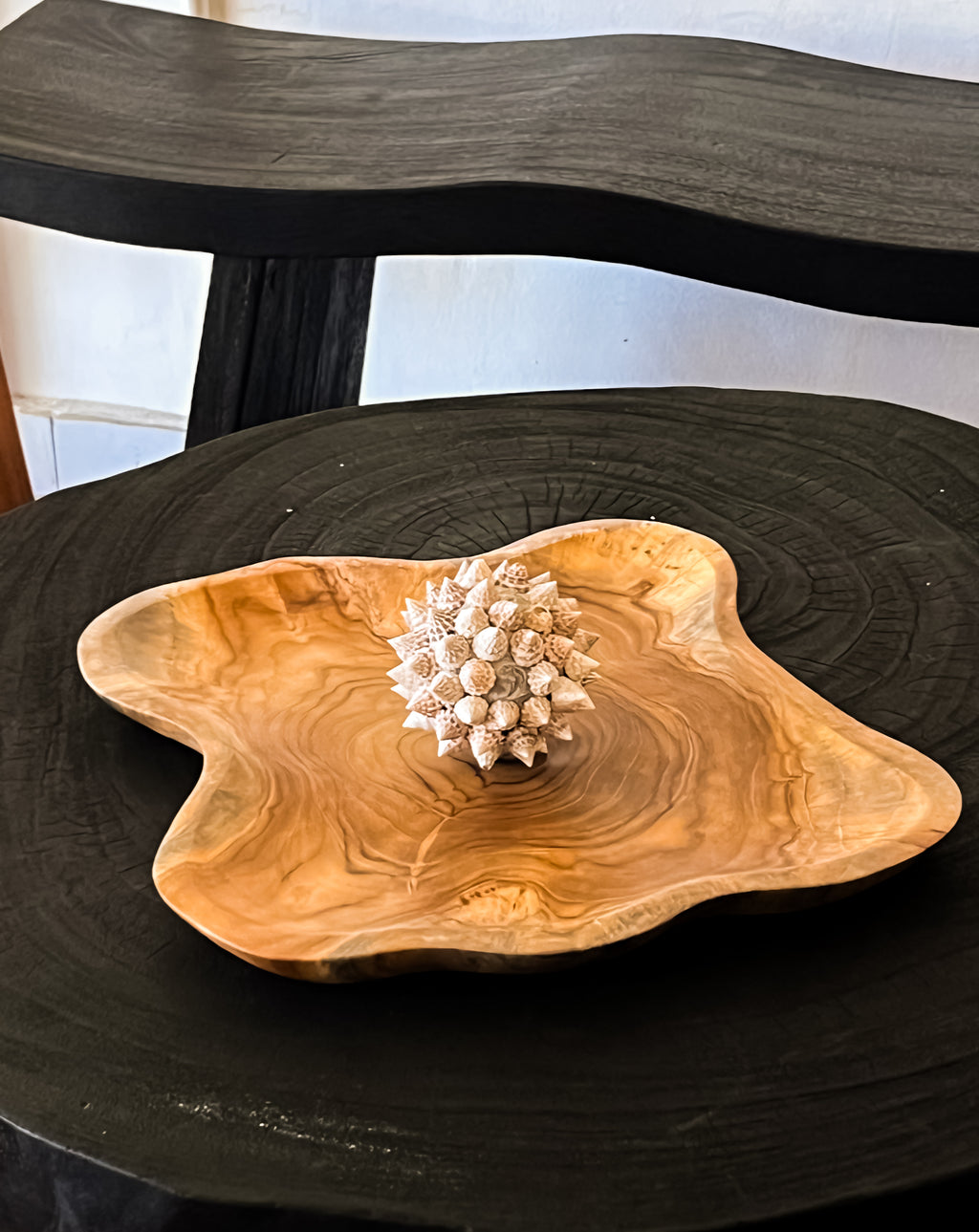 Abstract Shape Wooden Plate