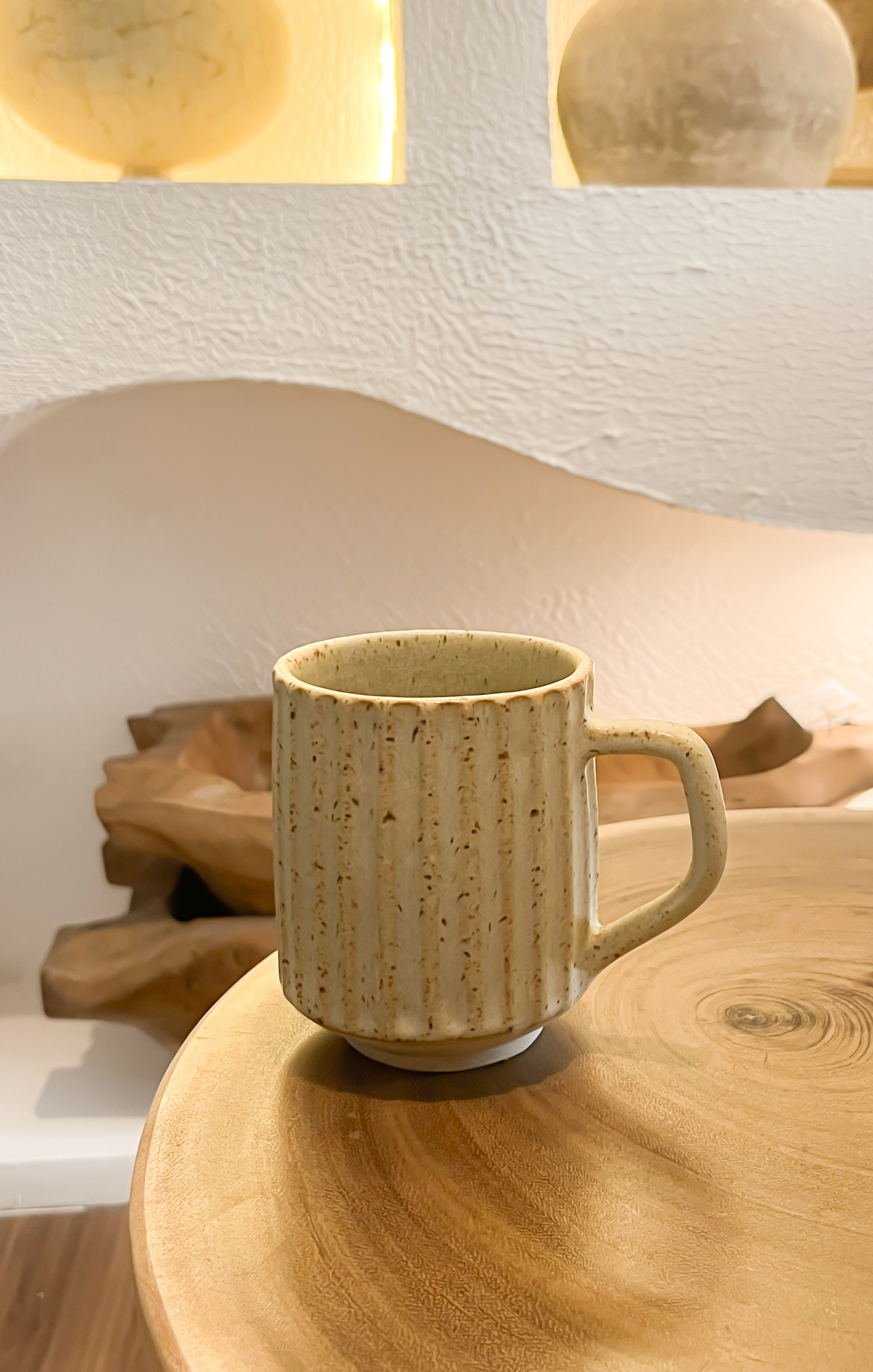 Ceramic Mug with Handle Green Choco