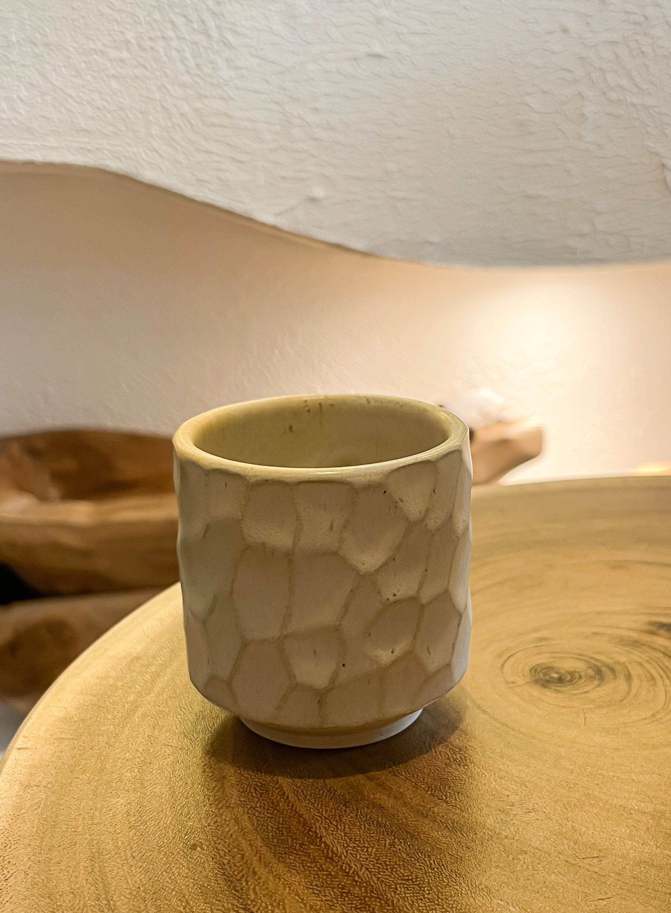 Ceramic Mug White with Curved