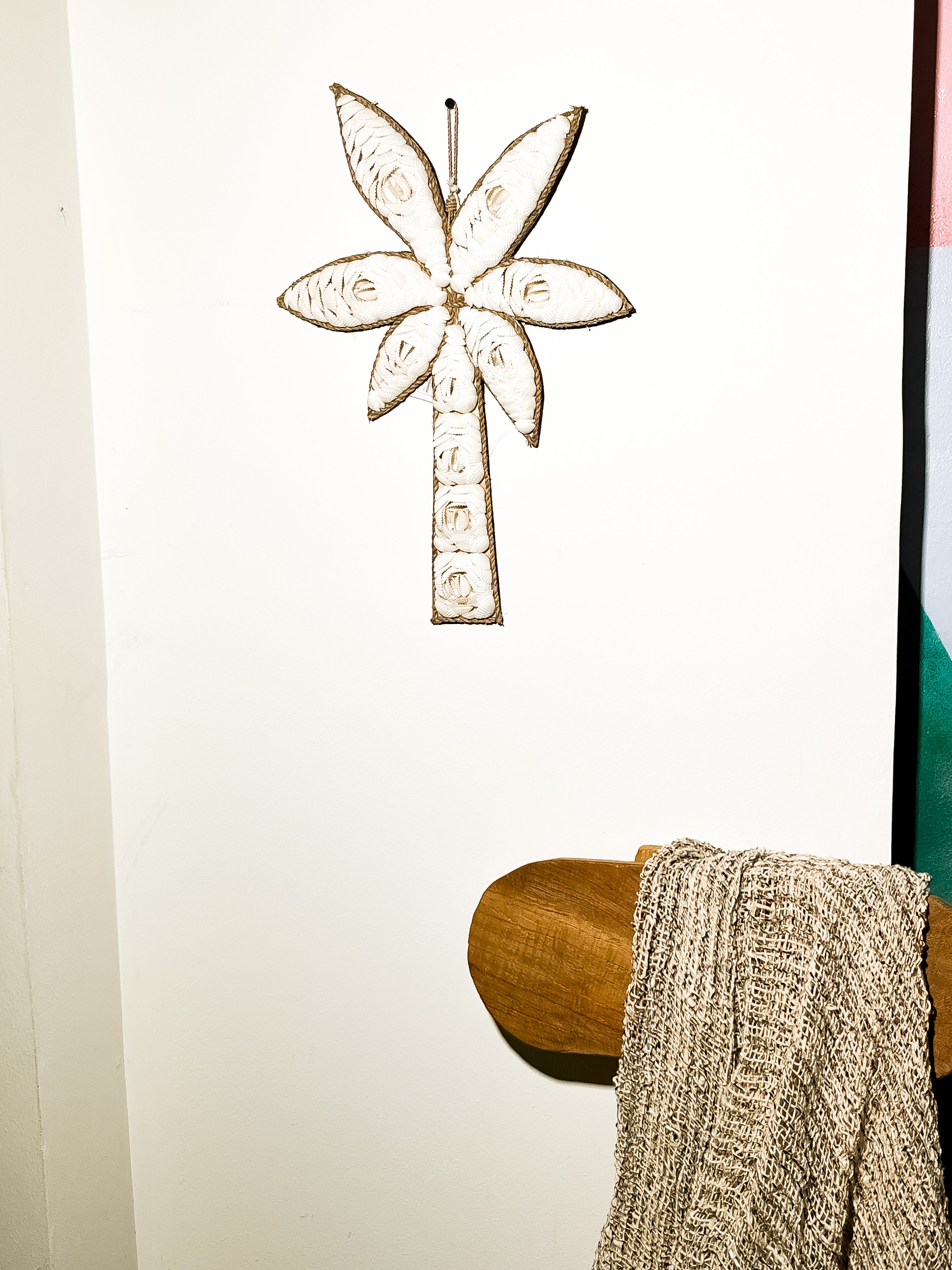 Palm Wall Decor With Shells