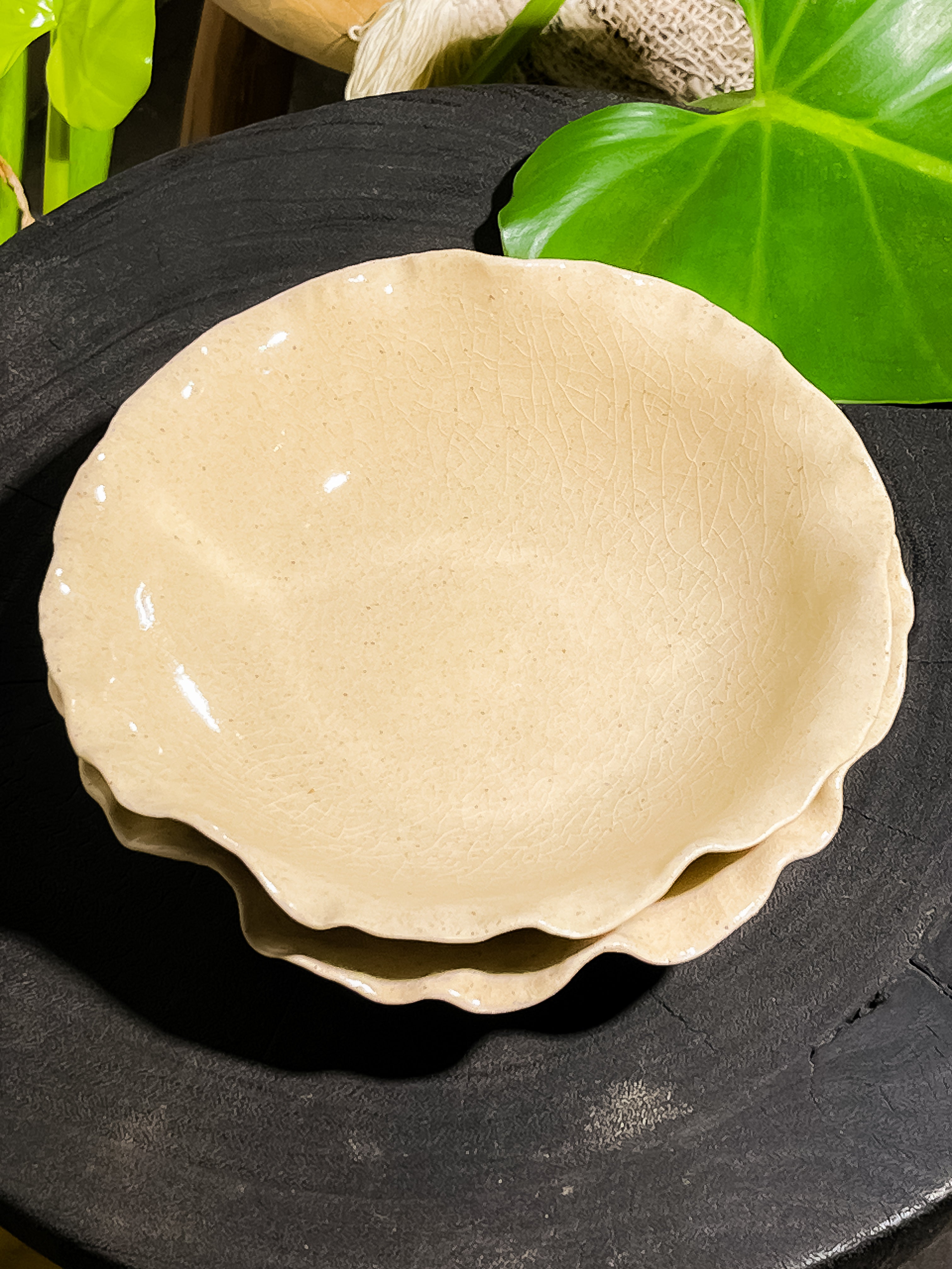 Ceramic Wavy Bowl