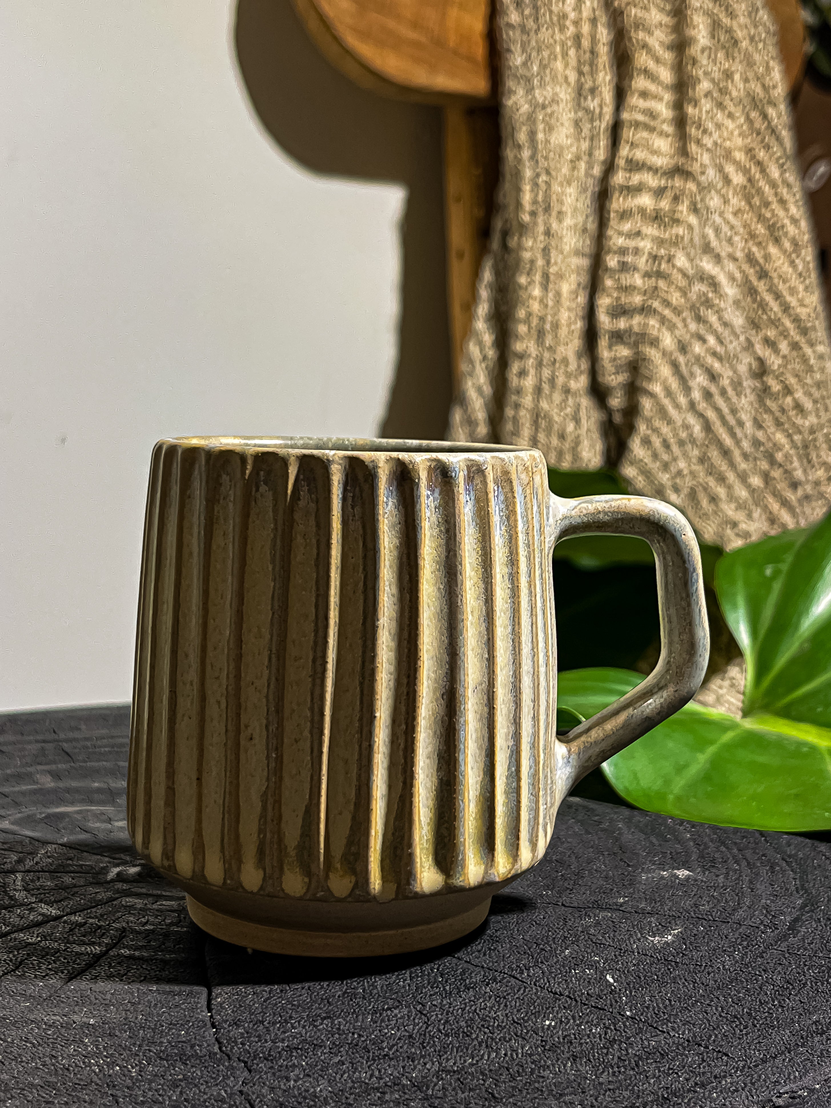 Ceramic Mug Lurik Rustic