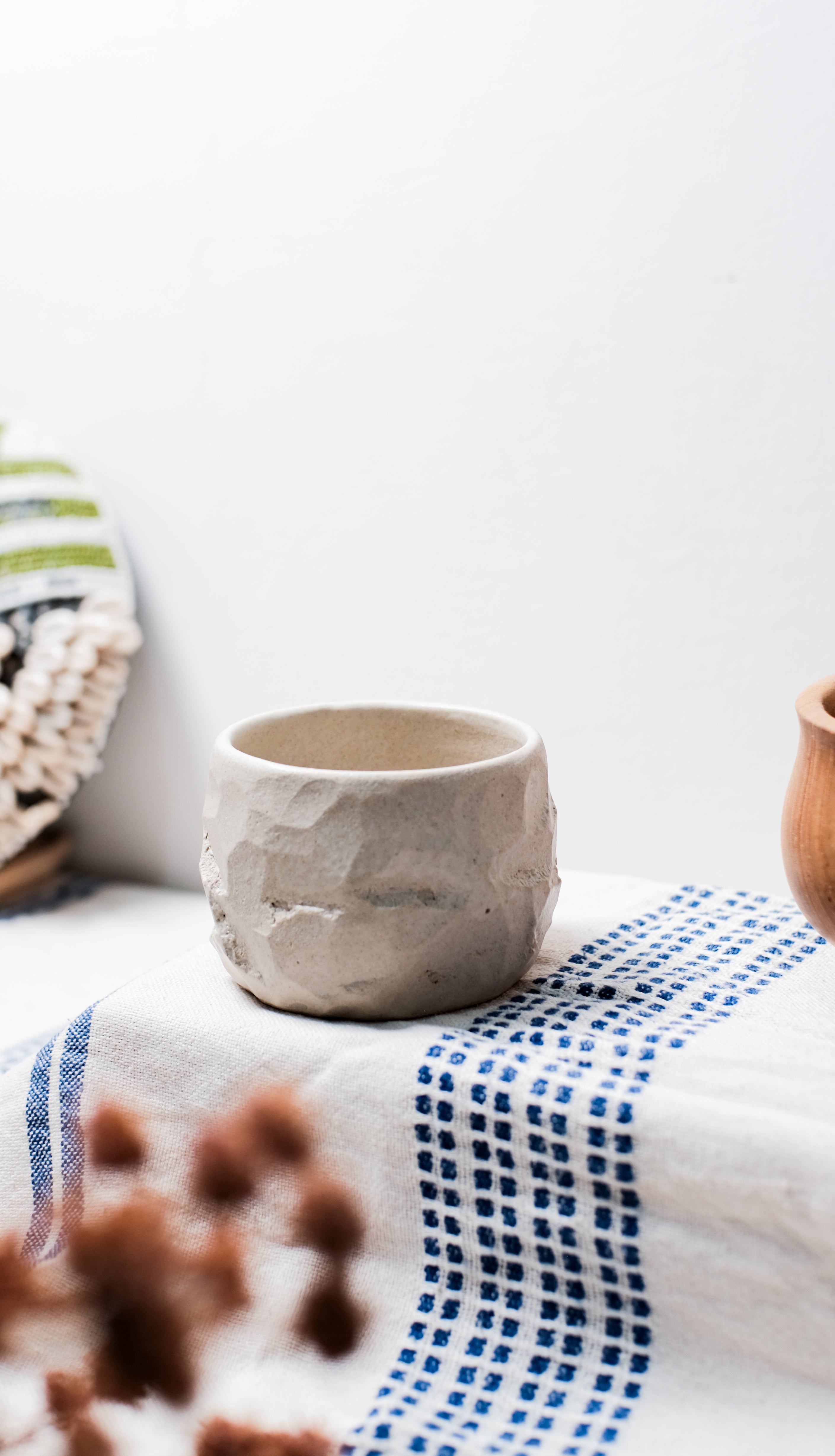 White Moonstone Ceramic Mug